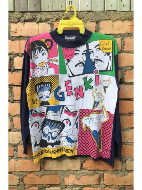 Other Designers Japanese Brand - Vintage Genki TV Show T shirt Long Sleeve