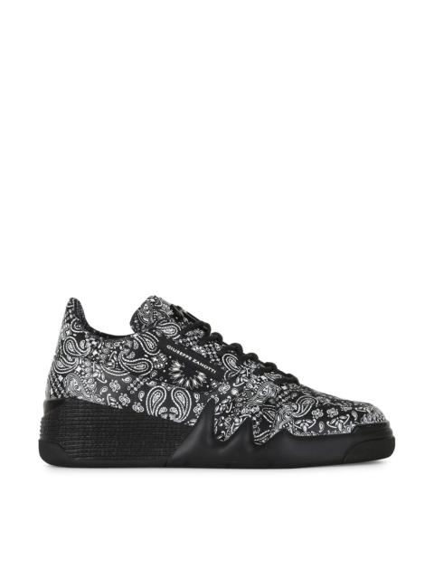 Giuseppe Zanotti PAISLEY PRINT SNEAKERS