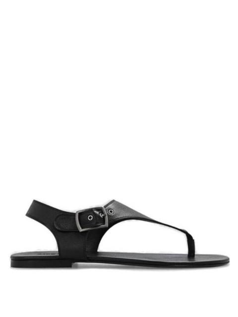 SAINT LAURENT Saint Laurent Caleb Ankle Strap Flat Sandals