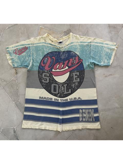 Vans CRAZY 🔥🔥 VINTAGE VANS DISTRESSED OVERPRINT SHIRT