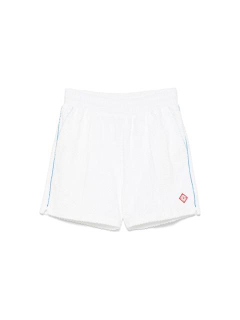striped towelling tennis shorts