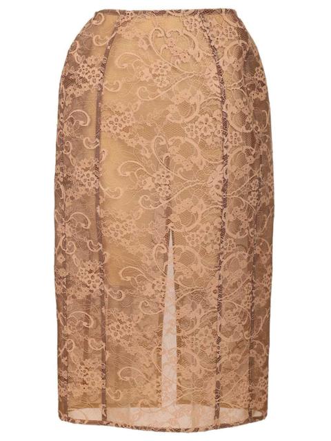 Acne Studios Acne Studios Women Lace Midi Skirt