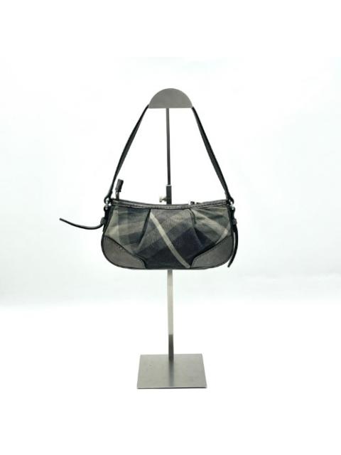 Burberry Burberry Grey Fabric Nova Check Shoulder Bag Mini