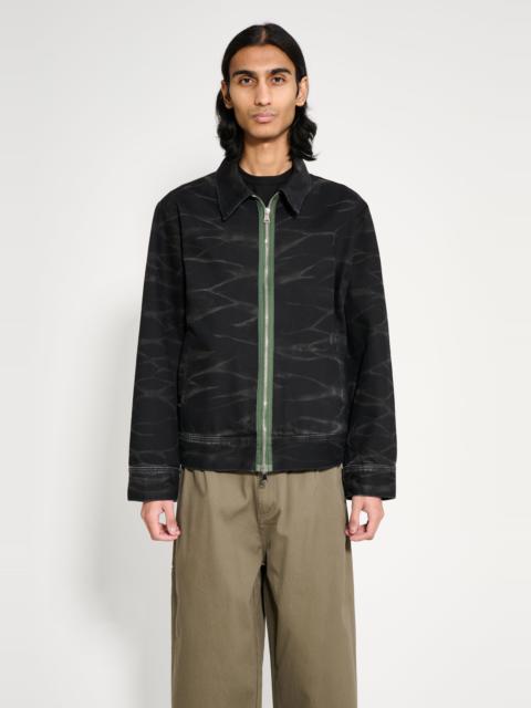 NAMACHEKO NAMACHEKO ZEBRA DENIM JACKET WASHED BLACK