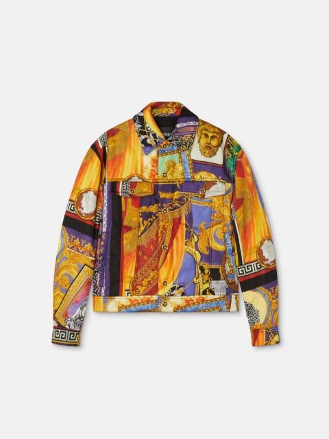 VERSACE Printed Light Padded Jacket
