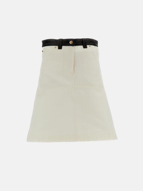 WALES BONNER SKIRT IN DENIM CANVAS