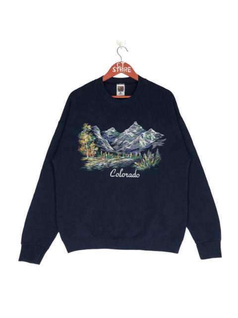 Other Designers Vintage - Vintage Art Colorado Sweatshirt Crewneck Big Logo