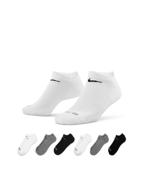 Nike Everyday Plus Cushioned Training No-Show Socks (6 Pairs)