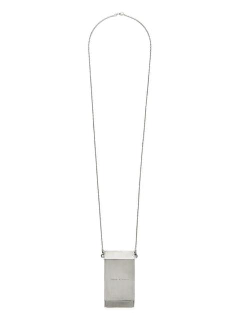 Rick Owens PORTABLE ASHTRAY NECKLACE