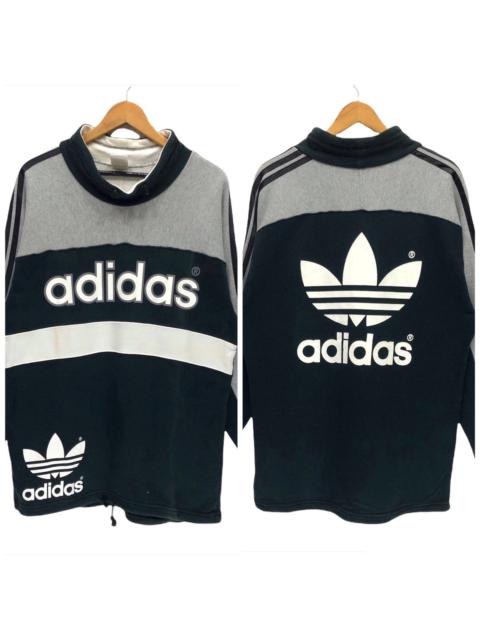 adidas Vintage Adidas Big Logo Three Foil Sweatshirt