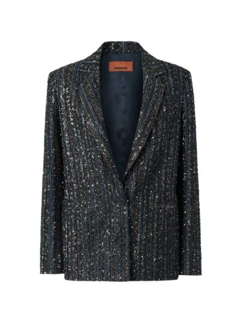 Missoni Missoni Women Striped Sequin Bomber Jacket