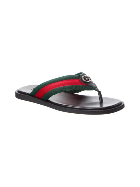 GUCCI Gucci Interlocking G Thong Sandal
