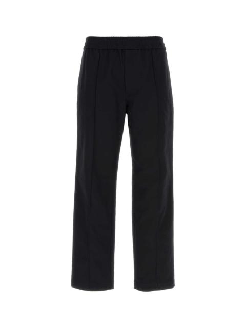 Valentino Valentino Garavani Men Midnight Blue Stretch Cotton Pant