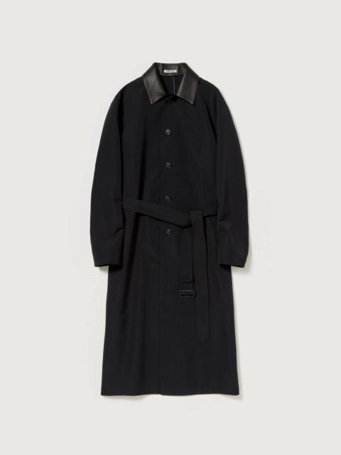 AURALEE WOOL MAX CANVAS COAT