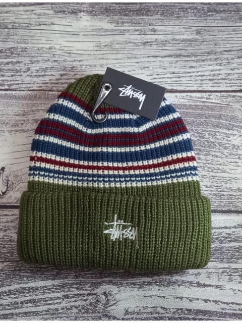 Stussy Striped Cuff Beanie