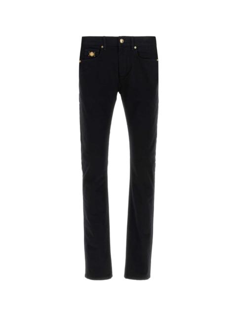 Black Stretch Denim Jeans