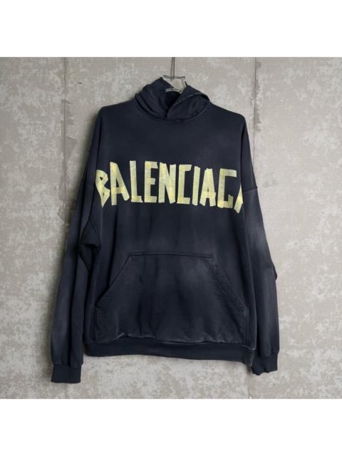 BALENCIAGA Balenciaga tape logo hoodie