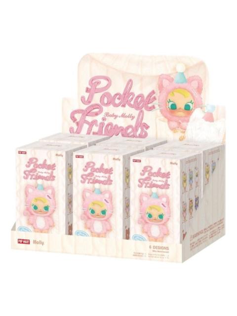 POP MART Pop Mart Baby Molly Pocket Friends Vinyl Plush Pendant Sealed Case (6 Blind Boxes) PPMT-2505-0030