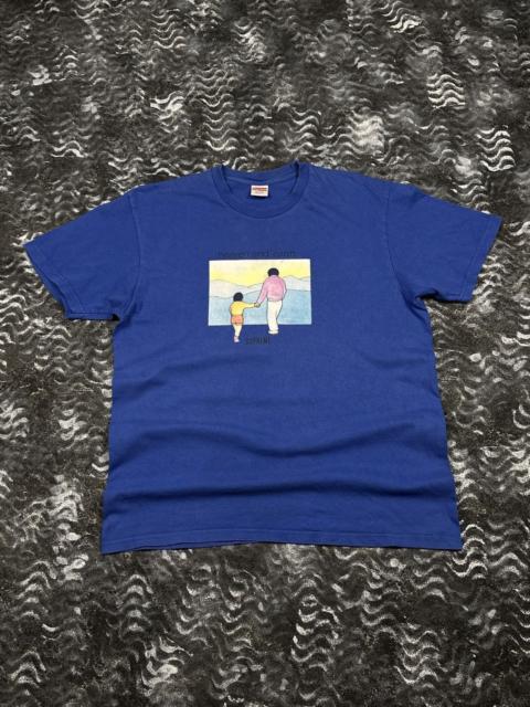 Supreme FW19 Supreme Heaven And Earth T-Shirt Blue Size L