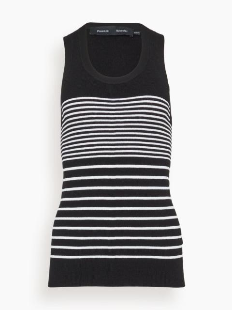 Proenza Schouler Roberts Top in Black Multi