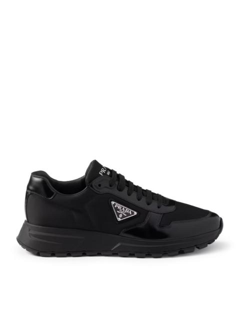 Prada Prada Men Prax 01 Sneakers In Re-Nylon And Brushed Leather