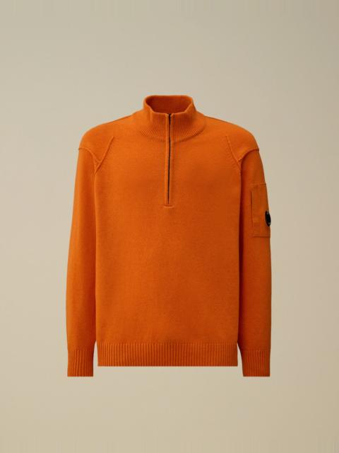 C.P. Company Lambswool GRS Half Zip Sweater