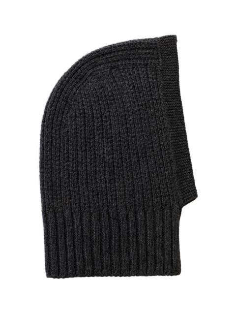 Johnstons of Elgin Waffle Stitch Grey Cashmere Hood