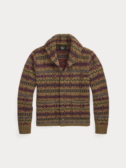 RRL by Ralph Lauren Fair Isle Wool Cardigan