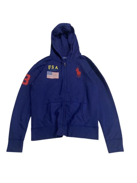 Polo Ralph Lauren Polo Ralph Lauren USA Flag Full Zipper Hoodie Big Pony