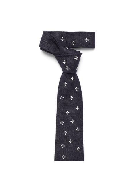 BNWT SS20 JUPE BY JACKIE HAND EMBROIDERED GEO FLOWER TIE