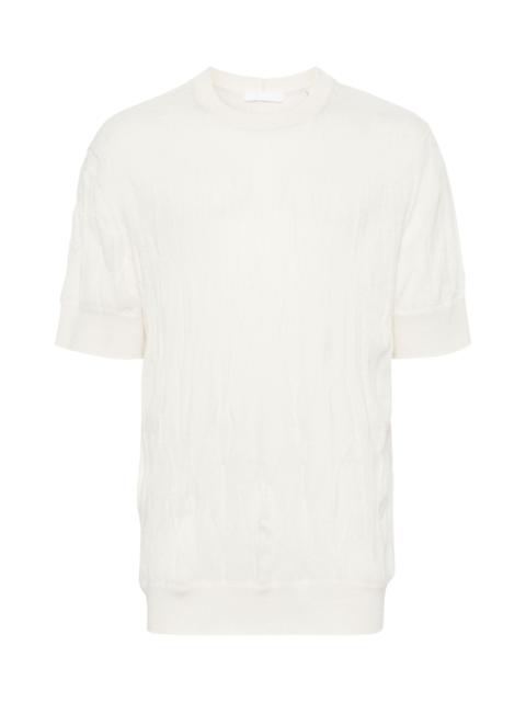 Helmut Lang CRINKLED WOOL T-SHIRT