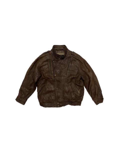 Other Designers Vintage - 90's Robert Comstock Genuine Leather Jacket
