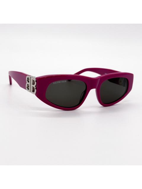 BALENCIAGA NEW BALENCIAGA BB0095S 017 OVAL FUCHSIA WOMEN SUNGLASSES