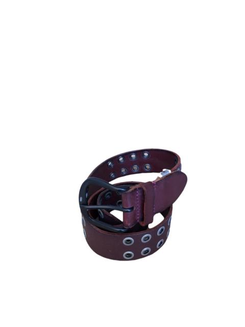 Other Designers Leather - Vintage Leather Rock Fashion Buckle Belts