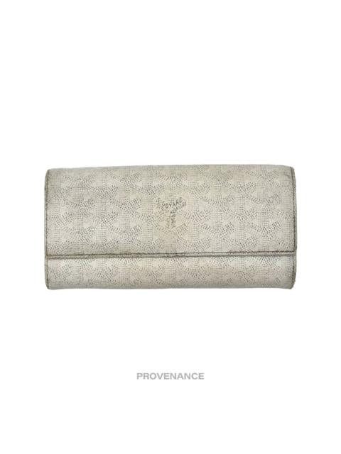 Goyard Goyard Varenne Long Wallet - White Goyardine
