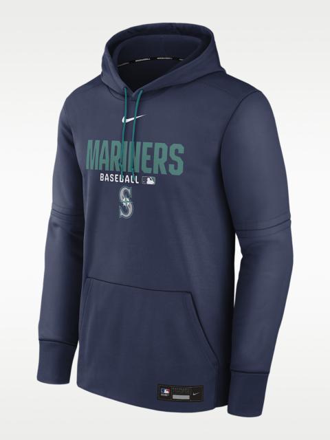 Nike Seattle Mariners Authentic Collection Men's Nike Therma MLB Pullover Hoodie