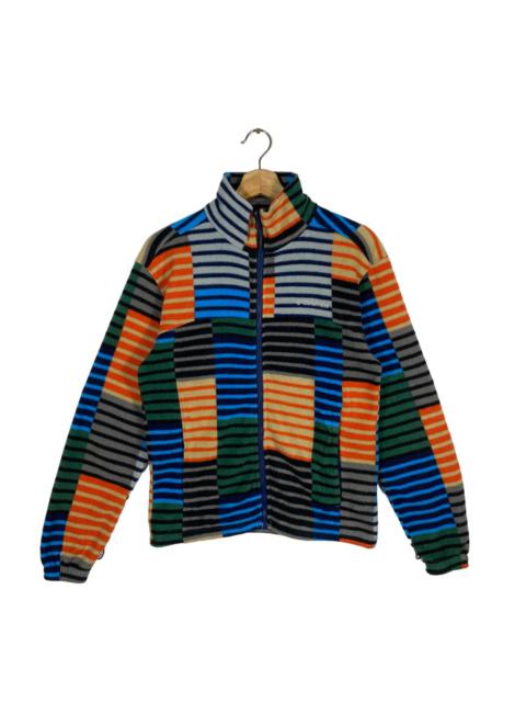 Other Designers Vintage Columbia Sportwear Company Fleece Patchwork Design
