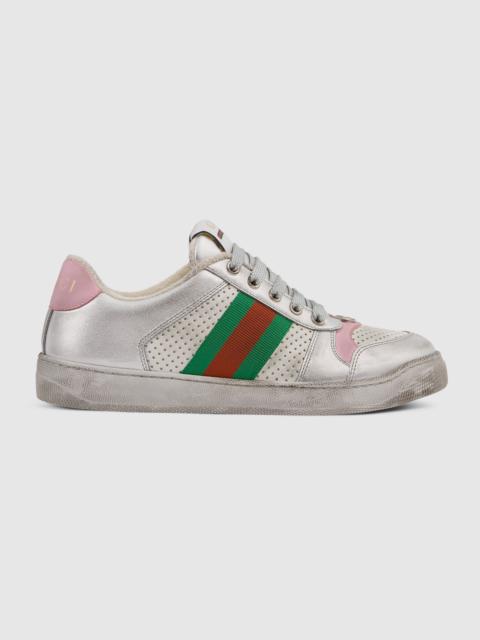 GUCCI Women's worn-out effect Screener sneaker