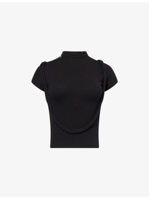 OTTOLINGER Deconstructed Strap Knit Top