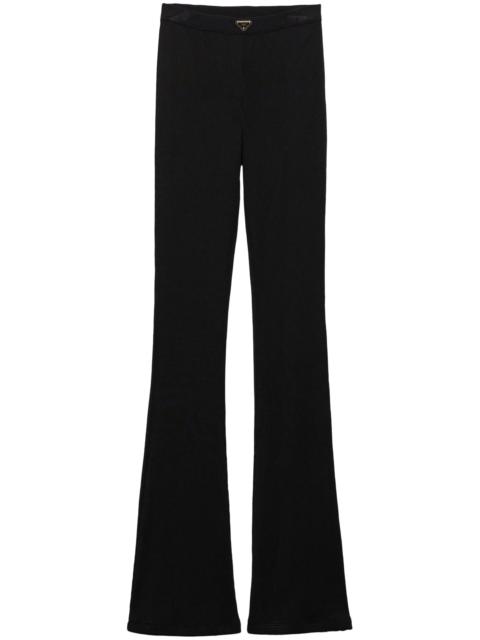 Prada ribbed flared trousers