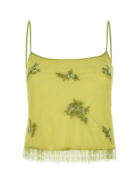 Blumarine Blumarine Women 2C346a Tulle Embroid Top