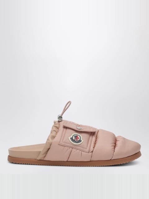 Moncler Pink nylon mule Mon Pocket
