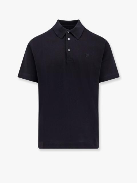 Givenchy Givenchy PiquÃ© Cotton Polo Shirt With 4G Embroidery