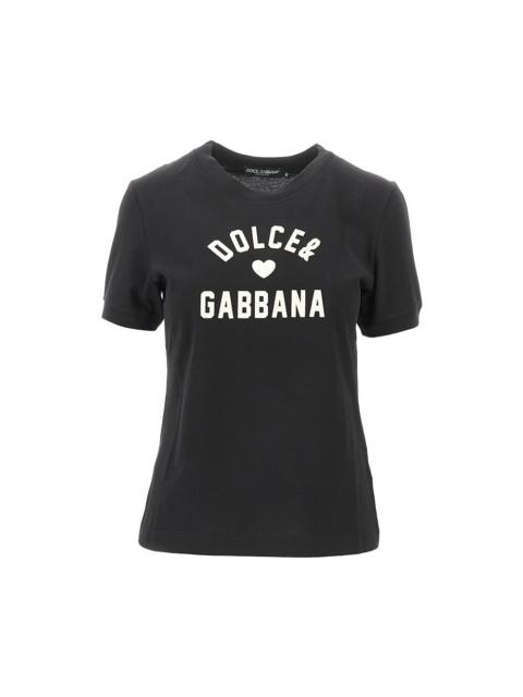 Dolce & Gabbana LOGO PATCH T-SHIRT