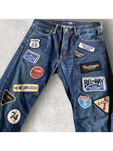 Junya Watanabe MAN Junya Watanabe SS03 Triumph Motorcycle Patch Denim