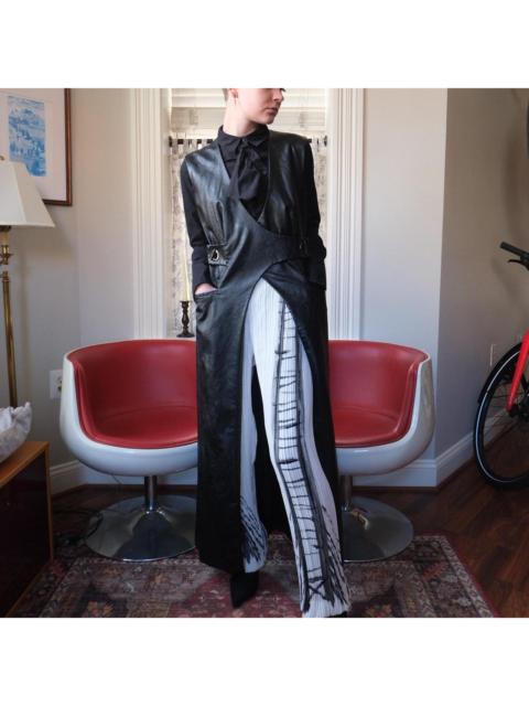 ISSEY MIYAKE Issey Miyake Women's White and Black Trousers