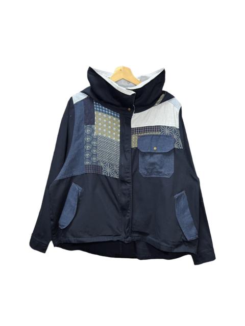 Other Designers Vintage - Vintage Amina Boro Stitch Print Jackets