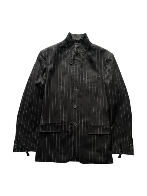Jean Paul Gaultier Jean Paul Gaultier Homme Striped Zipper Coat/Blazer