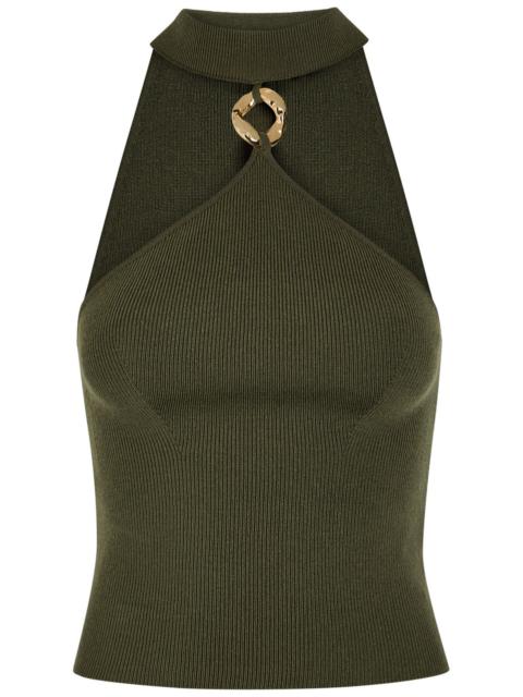 SIMKHAI Simkhai Renlen Halterneck Merino Wool top