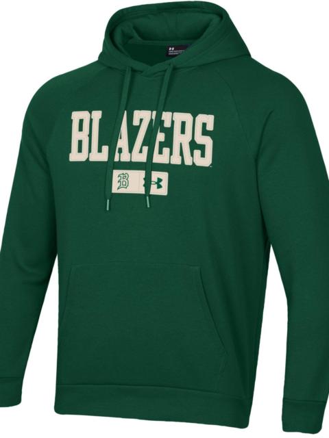Under Armour Under Armour Men's UAB Blazers Forest Green Rival Fleece Pullover Hoodie